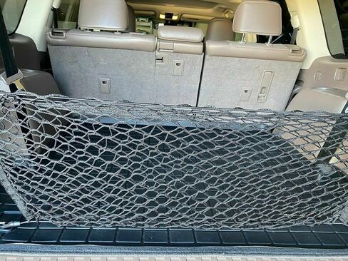 شبكة شحن الجذع الخلفية شبكة شحن لكزس GX460 2010-2023 - شبكة البضائع على طراز المغلف - شبكات شبكية متوسطة مرنة الجذع منظم المركبات تتوافق مع LEXUS GX460 in Saudi Arabia