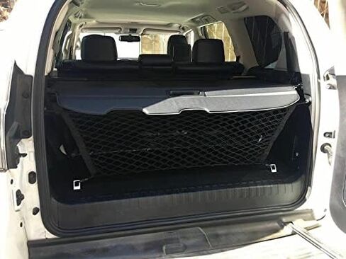 شبكة شحن الجذع الخلفية شبكة شحن لكزس GX460 2010-2023 - شبكة البضائع على طراز المغلف - شبكات شبكية متوسطة مرنة الجذع منظم المركبات تتوافق مع LEXUS GX460 in Saudi Arabia