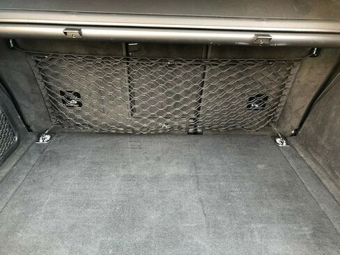 Trunk Rear Seats Organizer Cargo Net for AUDI Q7 SQ7 2017-2023 - Envelope Style Cargo Net for SUV - Premium Mesh Car Trunk Organizer Vehicle Carrier Storage–Compatible with AUDI Q7 SQ7 in Saudi Arabia