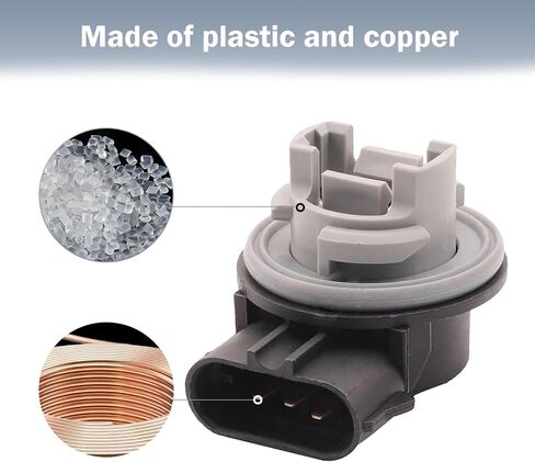 2 PCS انعطاف إشارة المقبس المصباح الإشارة ، F1TZ13411F LED المصباح المصباح المصباح المصباح الذيل المصباح المصباح ، مقبس إشارة إشارة الإشارة الأمامية ، حامل تسخير سلك المقبس للضوء لنماذج فورد (أسود) in Saudi Arabia