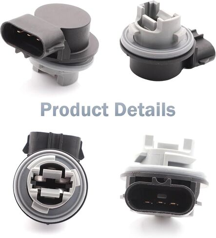 2 PCS انعطاف إشارة المقبس المصباح الإشارة ، F1TZ13411F LED المصباح المصباح المصباح المصباح الذيل المصباح المصباح ، مقبس إشارة إشارة الإشارة الأمامية ، حامل تسخير سلك المقبس للضوء لنماذج فورد (أسود) in Saudi Arabia