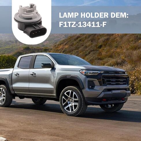 2 PCS انعطاف إشارة المقبس المصباح الإشارة ، F1TZ13411F LED المصباح المصباح المصباح المصباح الذيل المصباح المصباح ، مقبس إشارة إشارة الإشارة الأمامية ، حامل تسخير سلك المقبس للضوء لنماذج فورد (أسود) in Saudi Arabia