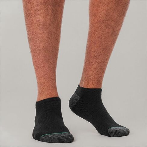 Marm's Mark Men's No Show Socks ، Black ، 10 أزواج in Saudi Arabia