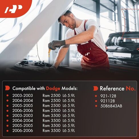 A-Premium 5.9L 6 Cyl Engine Oil Dipstick متوافق مع Dodge RAM 2500 3500 2003 2004 2005 ، in Saudi Arabia