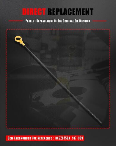 Cciyu BA5Z6750A استبدال Dipstick Engine Oil Ford Edge لـ Ford Explorer for Ford Flex for Ford Fusion Taurus for Lincoln MKS MKT MKX MKZ DIP عصا لفحص مقياس الزيت الزيت in Saudi Arabia