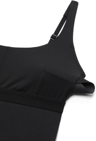 CRZ YOGA Maxi Square Neck Tank Dress for Women Sleeveless Padded Casual Travel Summer Flowy Outfits with Side Pockets in Saudi Arabia