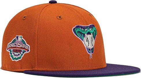 قبعة أريزونا دايموندباكس 59FIFTY Cooperstown 2001 من سلسلة العالم الجديدة أريزونا دايموندباكس 2001، قبعة جاهزة in Saudi Arabia