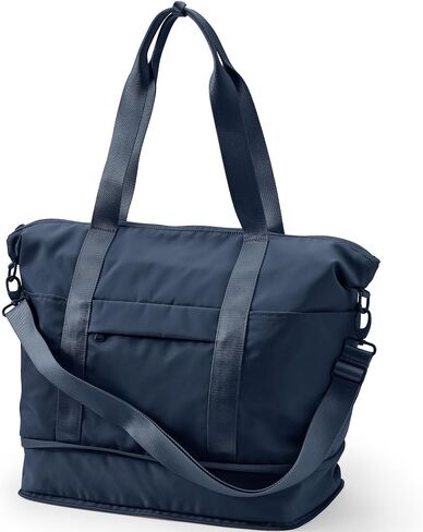 Lands' End Travel Expandable Packable Tote Black One size in Saudi Arabia