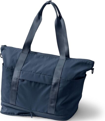Lands' End Travel Expandable Packable Tote Black One size in Saudi Arabia
