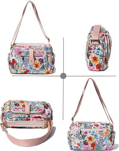 ESVAN Women Fashion Crossbody bags for Women Multi Pockets Cell Phone Camera Shoulder Handbags Travel Purse in Saudi Arabia