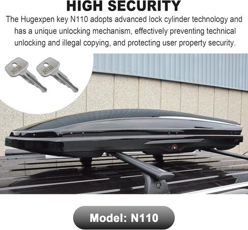 Key for Thule Key Replacement,for Roof Racks, Carriers, Crossbars Key etc,(Codes N130) in Kuwait