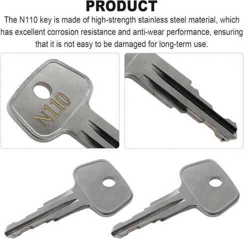Key for Thule Key Replacement,for Roof Racks, Carriers, Crossbars Key etc,(Codes N130) in Kuwait