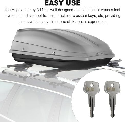 Key for Thule Key Replacement,for Roof Racks, Carriers, Crossbars Key etc,(Codes N130) in Kuwait