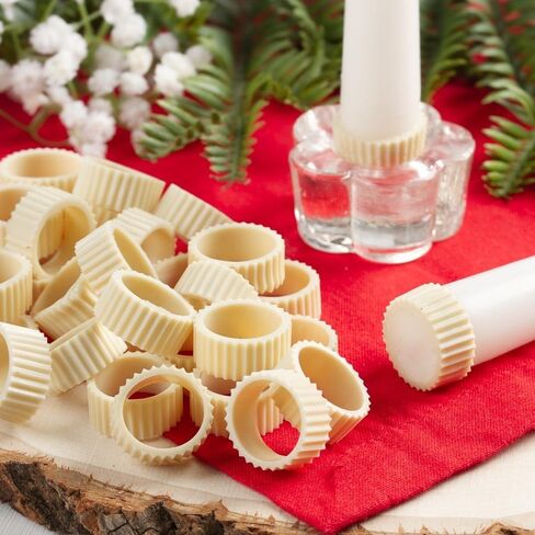 Factory Direct Craft Pack of 20 Rubber Candle Hugger Grippers - Candle Holders for Taper Candles and Candle Cups - Stay Put Candle Grips Keep The Candles Upright and in Place in Saudi Arabia