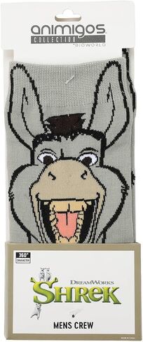 BioWorld Shrek Donkey Men's Crew Crew Socks in Saudi Arabia