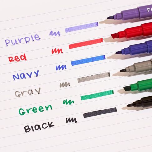 علامات إرين كوندرين غروب الشمس المزدوجة 6 عبوات ، مجموعة من 6 علامات ملونة مع 2 نصيحة لكل منه in Kuwait