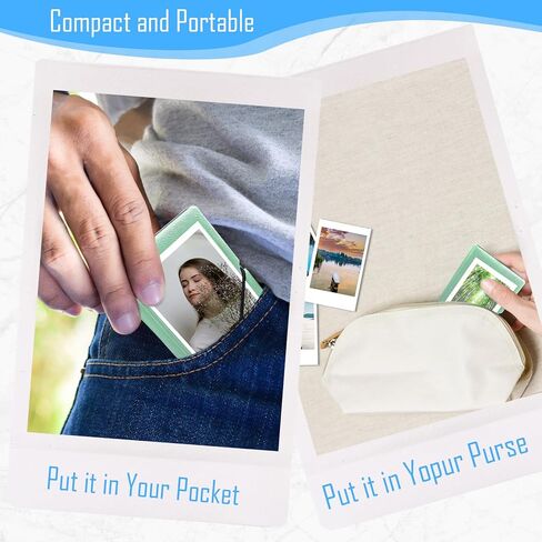 32 Pockets Instax Mini Photo Album, 2x3 Wallet Size Photo Album, Polaroid Picture Album Book, Instant Print Photo Album for Fujifilm Instax Mini, Polaroid Snap Camera, Kpop Photocard Holder, Ink Black in Kuwait