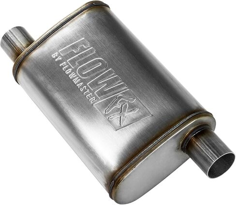 Flowmaster 71235 Flowfx Muffler 2.25 "إزاحة مدخل إزاحة منفذ - الصوت المعتدل 409 الفولاذ المقاوم للصدأ in Kuwait