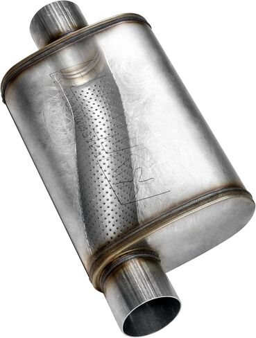 Flowmaster 71235 Flowfx Muffler 2.25 "إزاحة مدخل إزاحة منفذ - الصوت المعتدل 409 الفولاذ المقاوم للصدأ in Kuwait