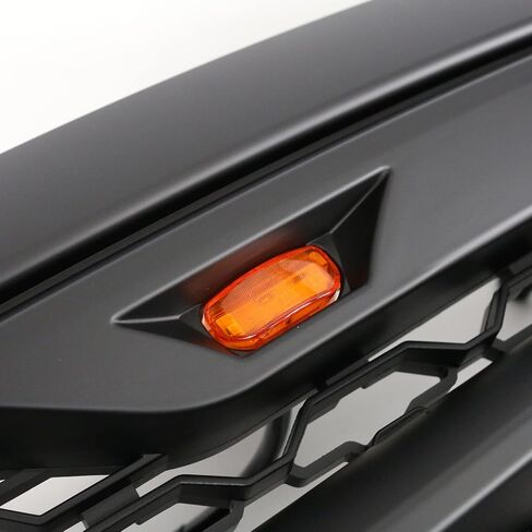 IKON MOTORSPORTS, Grille Compatible With 2009-2012 Dodge Ram 1500, Matte Black Mesh Front Bumper Hood Upper Grill Shell with Signal Lights, 2010 2011 in Saudi Arabia