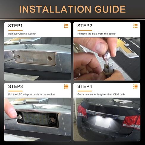 LED License Plate Compatible with Chevy Blazer 1992-1994 C/K Series 1988-2001 S10 Suburban 1992-1999 Tahoe GMC S15 Tag Lights Assembly Jimmy 1985-1990 Yukon 1992-2000 in Kuwait