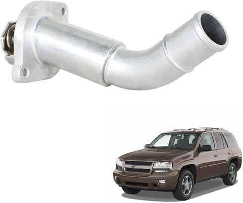 Thermostat Housing Replacement for Trailblazer Envoy 9-7x Rainier Ascender Bravada 4.2L 2002-2009 in Saudi Arabia