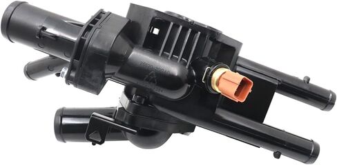 Thermostat Housing 256002GGA5 Compatible with Kia Optima 2.4L 2016-2020 Compatible with Hyundai Santa Fe 2.4L 201-2020 Sonata 2.4L 2015-2019 in Saudi Arabia
