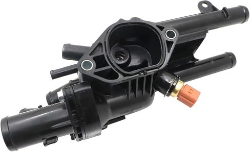 Thermostat Housing 256002GGA5 Compatible with Kia Optima 2.4L 2016-2020 Compatible with Hyundai Santa Fe 2.4L 201-2020 Sonata 2.4L 2015-2019 in Saudi Arabia
