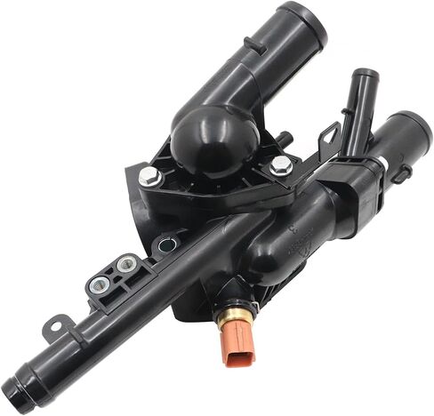 Thermostat Housing 256002GGA5 Compatible with Kia Optima 2.4L 2016-2020 Compatible with Hyundai Santa Fe 2.4L 201-2020 Sonata 2.4L 2015-2019 in Saudi Arabia