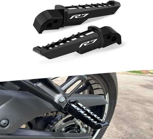 أوتاد الركاب لـ YZF R7 2021 2022 2023 2024 2025 أفعال القدم النارية الأوتاد الخلفية للركاب Pedal Pedal YZF-R7 YZF R7 (الأسود) in Saudi Arabia