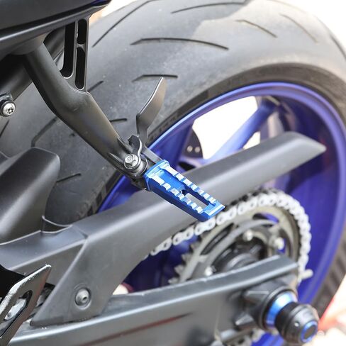 أوتاد الركاب لـ YZF R7 2021 2022 2023 2024 2025 أفعال القدم النارية الأوتاد الخلفية للركاب Pedal Pedal YZF-R7 YZF R7 (الأسود) in Saudi Arabia