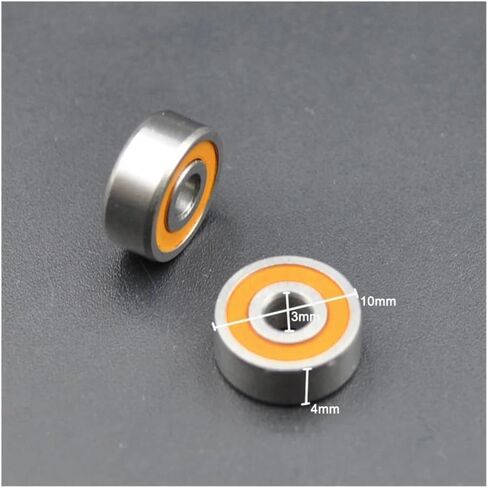 محمل سيراميك S623 مقاوم للصدأ 623 2RS 3x10x4mm بكرات الصيد الغزل الداخلية Bore 3mm محامل الكرة المصغرة (2pcs) in Kuwait