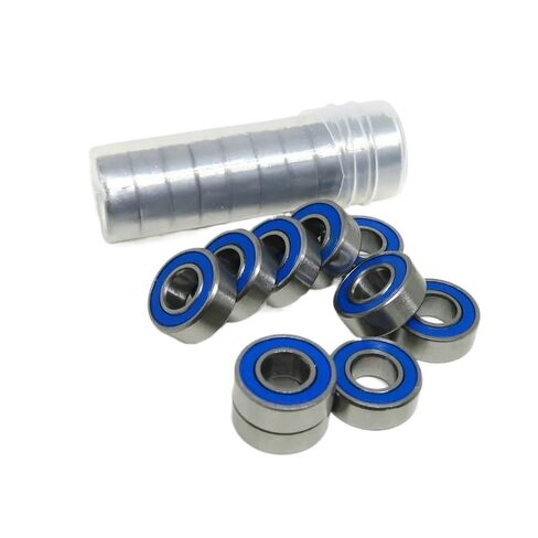 10pcs MR106 2RS 6x10x3 مم من المطاط الأزرق المختوم المصغرة 6 10 3 محمل كرة أخدود عميق MR106RS L1060 6 * 10 * 3 ABEC-3 (687-2RS 7x14x5mm) in Kuwait