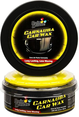 Rain Dance Carnauba Car Wax - 10 fl Oz - خدوش رائعة لخدوش خلقت Brialliant و Shiny Surface in Saudi Arabia