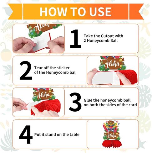 9 أجهزة كمبيوتر مثقلة هاواي لوا قرص العسل المركزية ديكور ، ديكورات الحفلات الاستوائية ، قناع تيكي ، فلامنغو ، أناناس ، وحلي لوحات ركوب الأمواج لإمدادات الحفلات الشاطئية الصيفية in Kuwait