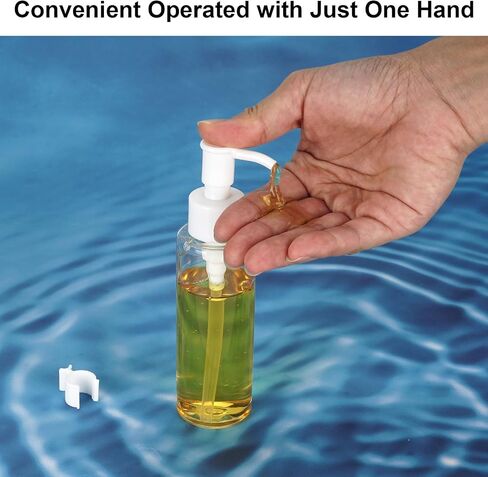 Cosywell Empty Plastic Pump Bottles Dispenser TSA Approved 3.4oz 4 Pack Portable Empty Refillable Container Clear Plastic Lotion Pump Dispenser Bottle for Facial Cleansing Oil Shampoo Shower Gel in Kuwait