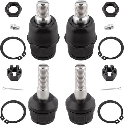 BOXI 4pcs Front Lower & Upper Ball Joints Fit for Dodge Ram 2500 3500 1994-1999 / for Ford Excursion F-250 F-350 F-450 F-550 Super Duty 1999-2019 | K8607T K80026 in Saudi Arabia