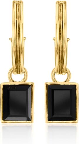 Ross-Simons 18kt Gold Over Sterling Hoop Earrings With 3 Pairs Of Interchangeable Multi-Gemstone Drops in Saudi Arabia