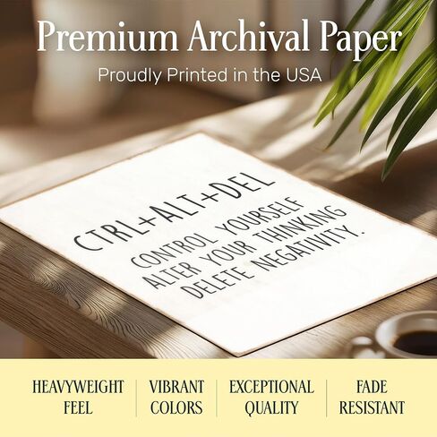 اقتباسات مكتب ديكور الحائط - اقتباسات مضحكة ديكور الحائط - أقوال تحفيزية - ملصقات تحفيزية 8x10 - لافتة مكتب المنزل - جدار الفن للمكتب - ديكور مكتب ريفي - مطبوعات إيجابية ناجحة in Saudi Arabia