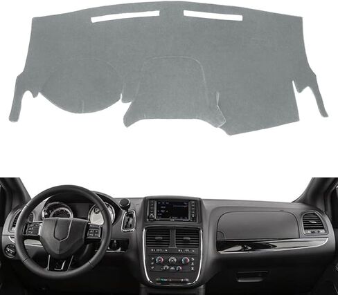 غلاف Dashboard Cover Dashboard Pad مخصص ل Dodge Grand Caravan 2011-2020 ، Chrysler Town and Country 2011-2016 (Darkgray.) in Saudi Arabia
