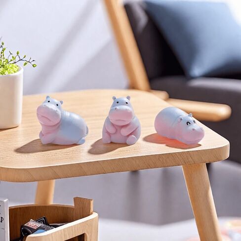 لطيف ميني Hippopotamus Dashboard Decorations Decorations الخلفية مرآة الإكسسوارات والديكور الداخلي للحيوانات المضحكة زخرفة لوحة القيادة للمنزل والخارجية للسيارة in Saudi Arabia