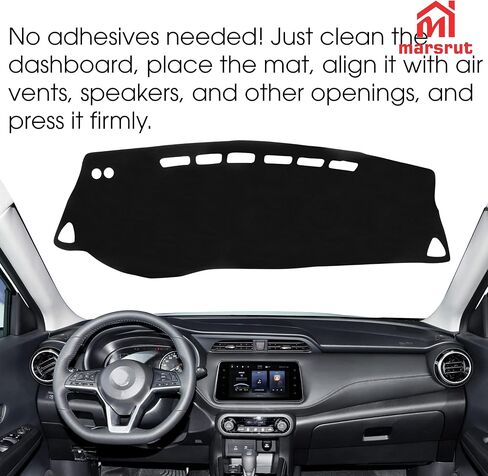Dashboard Cover Fits for Nissan Kicks P15 2016 2017 2018 2019 2020 2021 2022 2023 2024, Sunshade Mat Dashmat Accessories, Car Dashboard Instrument Carpet, Dash Sun Pad Protector in Saudi Arabia