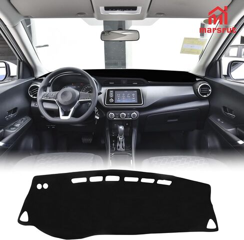 Dashboard Cover Fits for Nissan Kicks P15 2016 2017 2018 2019 2020 2021 2022 2023 2024, Sunshade Mat Dashmat Accessories, Car Dashboard Instrument Carpet, Dash Sun Pad Protector in Saudi Arabia