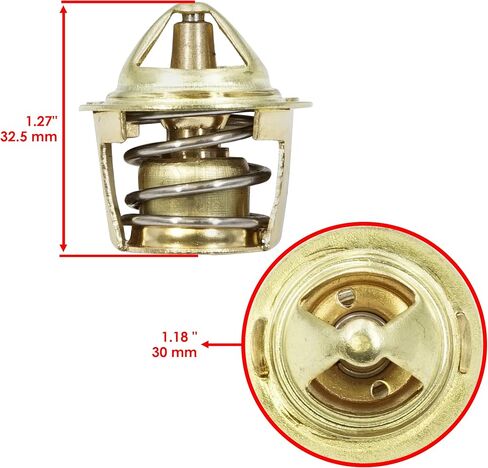 Caltric Thermostat Compatible with Kawasaki Prairie 400 Kvf400 Kvf 400 1997-2002 in Saudi Arabia