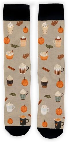 Sockologie Autumn Fall Themed Novelty Crew Socks - Fall, Pumpkin Spice, Thanksgiving and More. For Men and Women in Kuwait