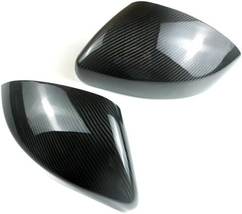 1 PCS Car Carbon Fiber Rear Mirror Cover Shell Cap Replacement Parts for Land for Rover Range for Rover 2014-2022 Car Accessories in Saudi Arabia