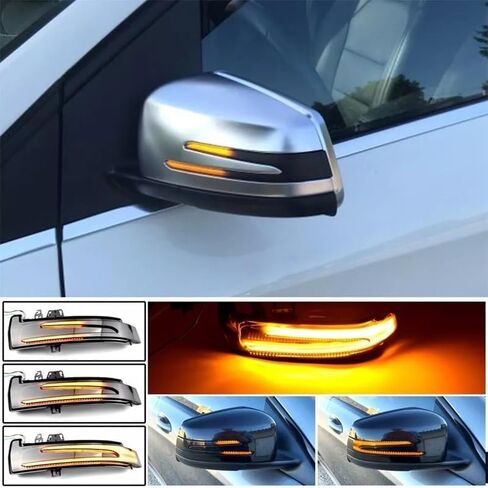 Side Mirror Light W/Sequential Turn Signal A3159539A A1668200121 for Mercedes-Benz C E S CLA Class W204 in Saudi Arabia