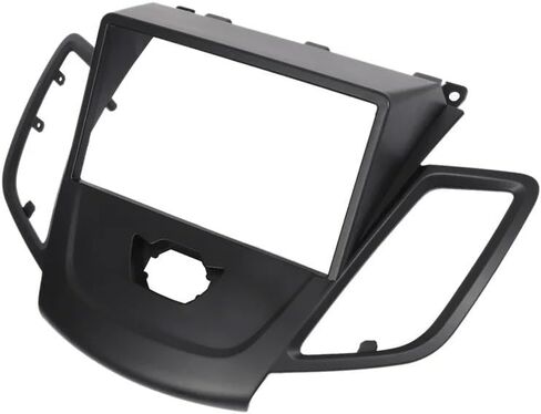 Double Din Radio Fascia for Ford Fiesta 2008-2017 Panel Meter Mount Installation Trim Kit Face Black Frame in Saudi Arabia