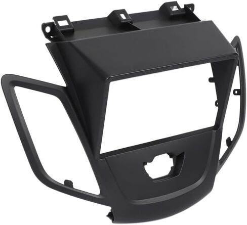 Double Din Radio Fascia for Ford Fiesta 2008-2017 Panel Meter Mount Installation Trim Kit Face Black Frame in Saudi Arabia