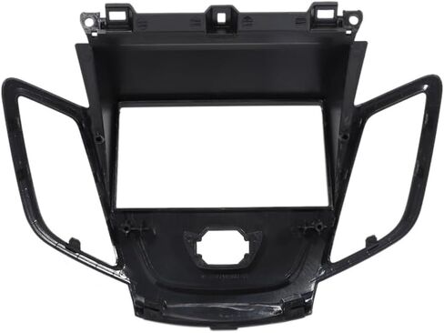 Double Din Radio Fascia for Ford Fiesta 2008-2017 Panel Meter Mount Installation Trim Kit Face Black Frame in Saudi Arabia